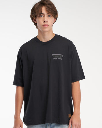 levi's® skate 男士圖案 boxy tee A10050000XS- Lsc Black Core Batwing Black  – Levi's 香港