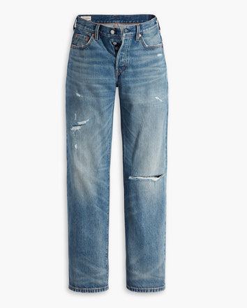 levi's® 501 90年代 直腳剪裁牛仔褲 | 女裝 A195900252428 Twisted Sister - Blue  – Levi's 香港