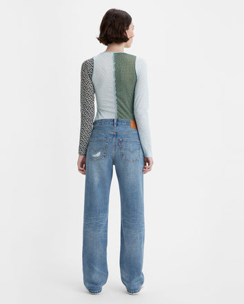 levi's® 501 90年代 直腳剪裁牛仔褲 | 女裝 A195900252428 Twisted Sister - Blue  – Levi's 香港