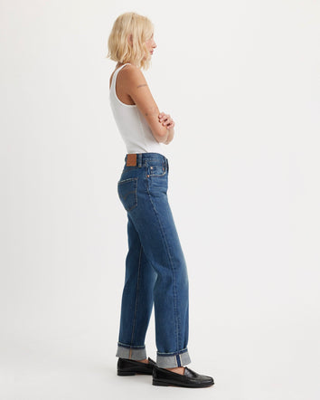 levi's® 501 90年代 直腳剪裁牛仔褲 | 女裝 A195900422428 New Life Selvedge  – Levi's 香港