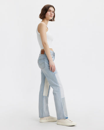 levi's® 501® '90s 高腰牛仔褲 | 女裝 A603700002428 Serious Sizzle - Blue  – Levi's 香港