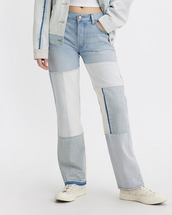 levi's® 501® '90s 高腰牛仔褲 | 女裝 A603700002428 Serious Sizzle - Blue  – Levi's 香港