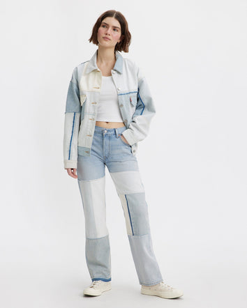 levi's® 501® '90s 高腰牛仔褲 | 女裝 A603700002428 Serious Sizzle - Blue  – Levi's 香港