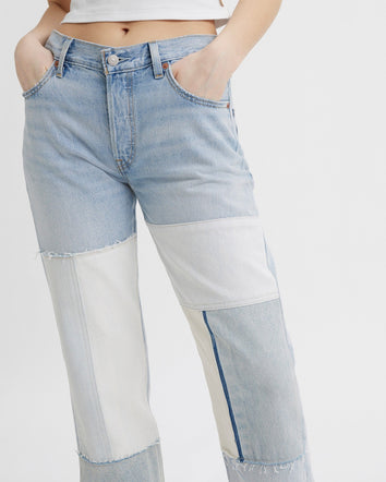 levi's® 501® '90s 高腰牛仔褲 | 女裝 A603700002428 Serious Sizzle - Blue  – Levi's 香港