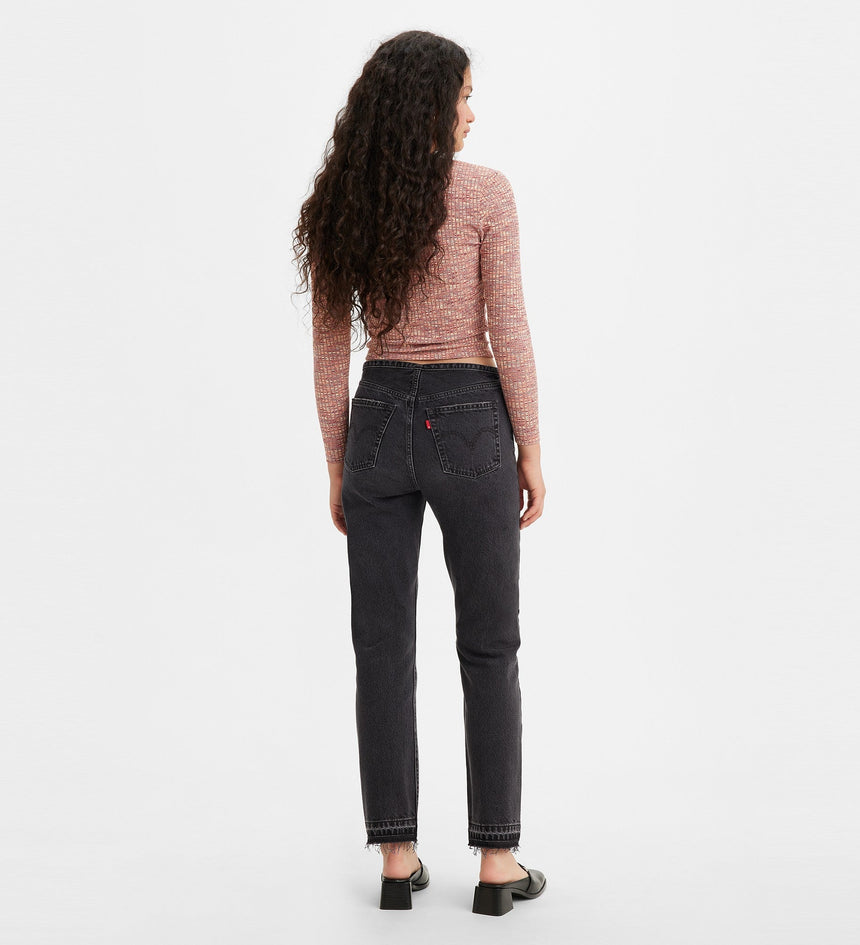levi's® 501® 窄腰頭牛仔褲 | 女裝 A472900012428 Black Destructed – Levi's 香港