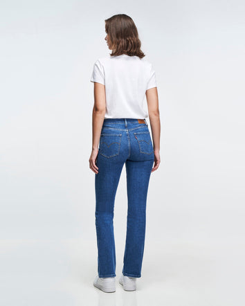 levi's® 725 高腰靴型剪裁牛仔褲 | 女裝 1875901052830 Blow Your Mind - Blue  – Levi's 香港