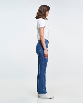 levi's® 725 高腰靴型剪裁牛仔褲 | 女裝 1875901052830 Blow Your Mind - Blue  – Levi's 香港