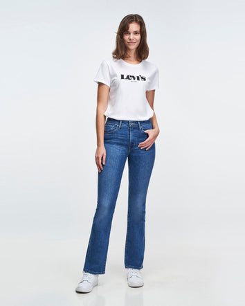 levi's® 725 高腰靴型剪裁牛仔褲 | 女裝 1875901052830 Blow Your Mind - Blue  – Levi's 香港