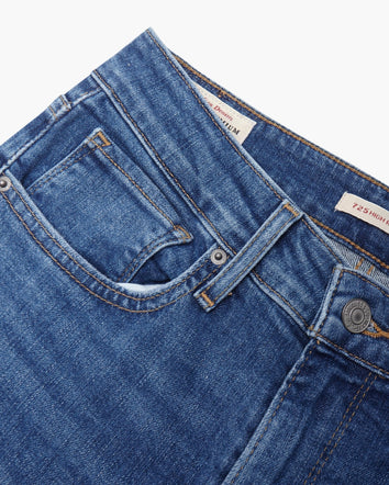 levi's® 725 高腰靴型剪裁牛仔褲 | 女裝 1875901052830 Blow Your Mind - Blue  – Levi's 香港