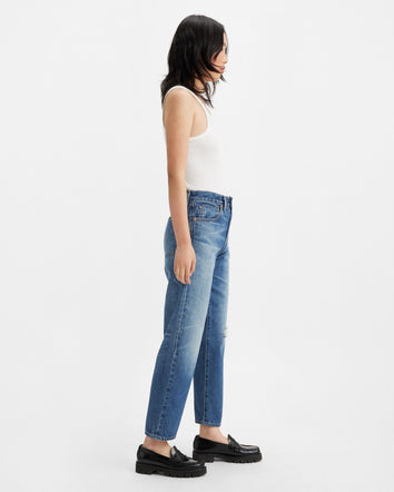 levi's® women's made in japan column jeans A588800012327 MIJ Monsho Medium Worn In  – Levi's Hong Kong