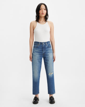 levi's® women's made in japan column jeans A588800012327 MIJ Monsho Medium Worn In  – Levi's Hong Kong