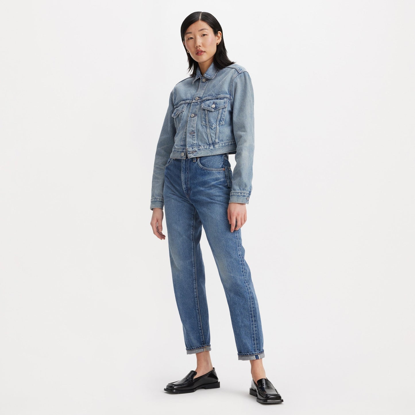Levi’s® 日本製直筒牛仔褲| 女裝
