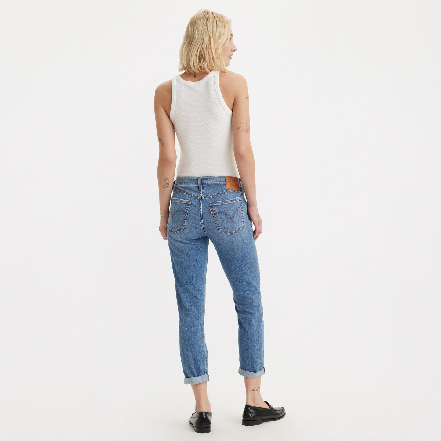 Levi's® 中腰男友牛仔褲| 女裝