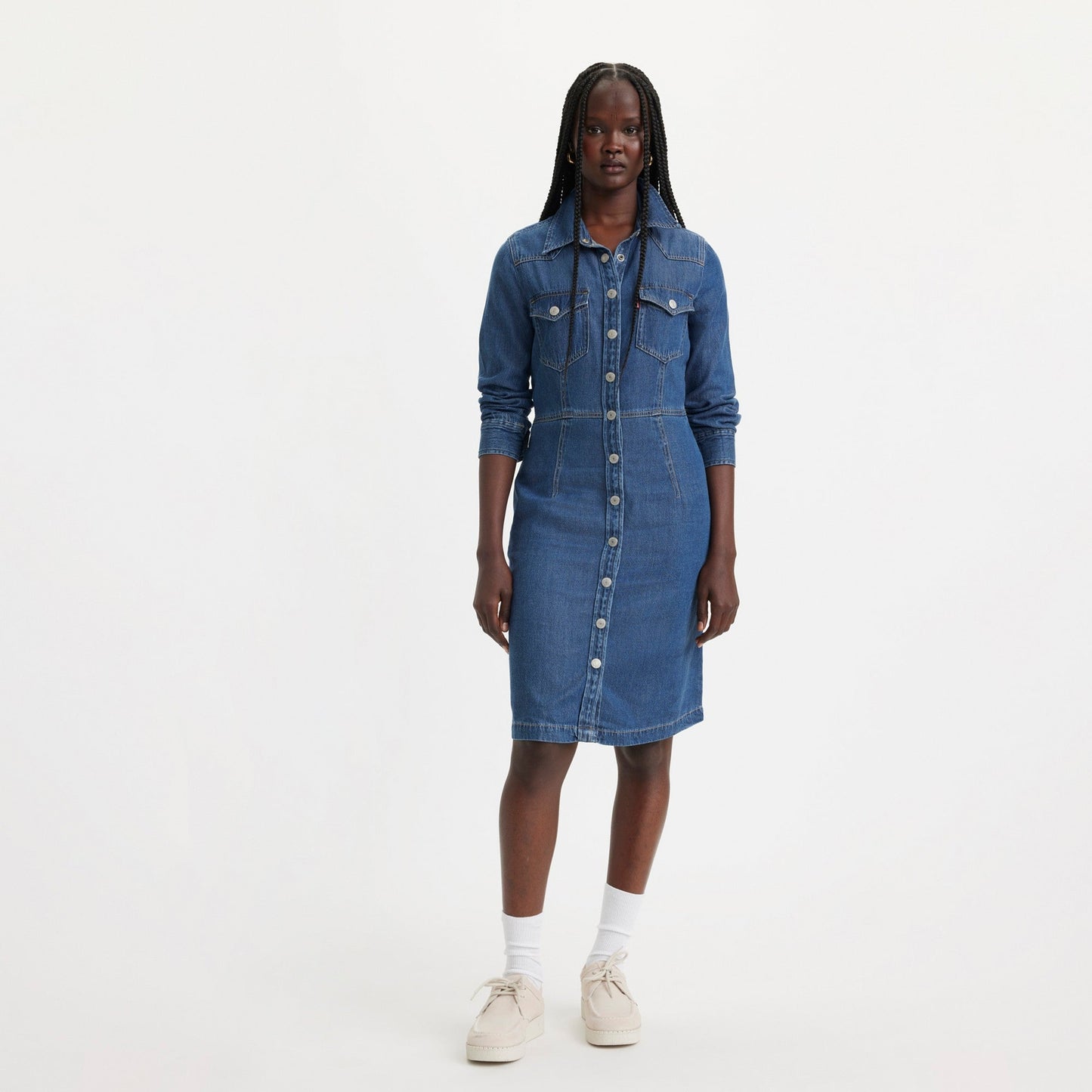 Levi's® 牛仔西式連身裙 | 女裝