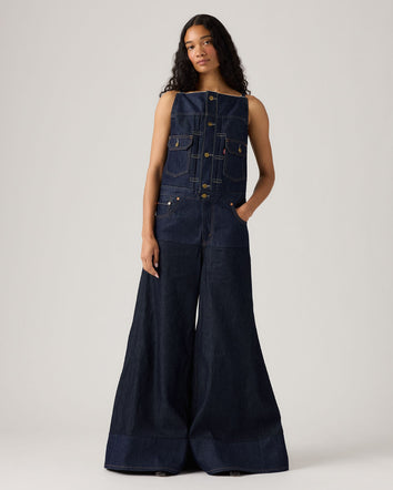 levi’s® x sacai  牛仔連身褲 | 女裝 0035G0000XS- Rinse  – Levi's 香港