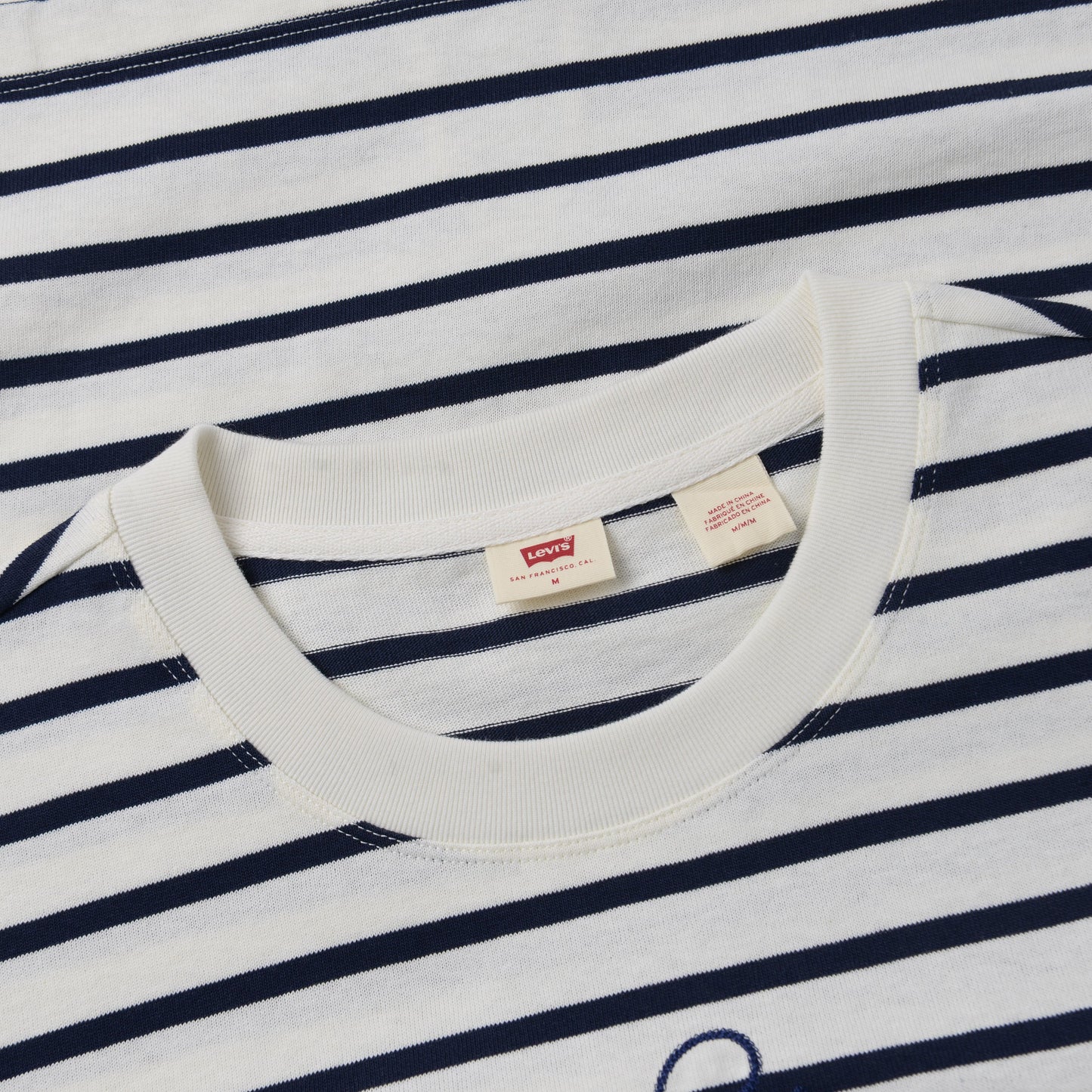 藍色紮染印花圖案Tee | 女裝
