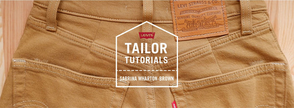 HOW TO TAKE IN THE WAIST OF YOUR JEANS