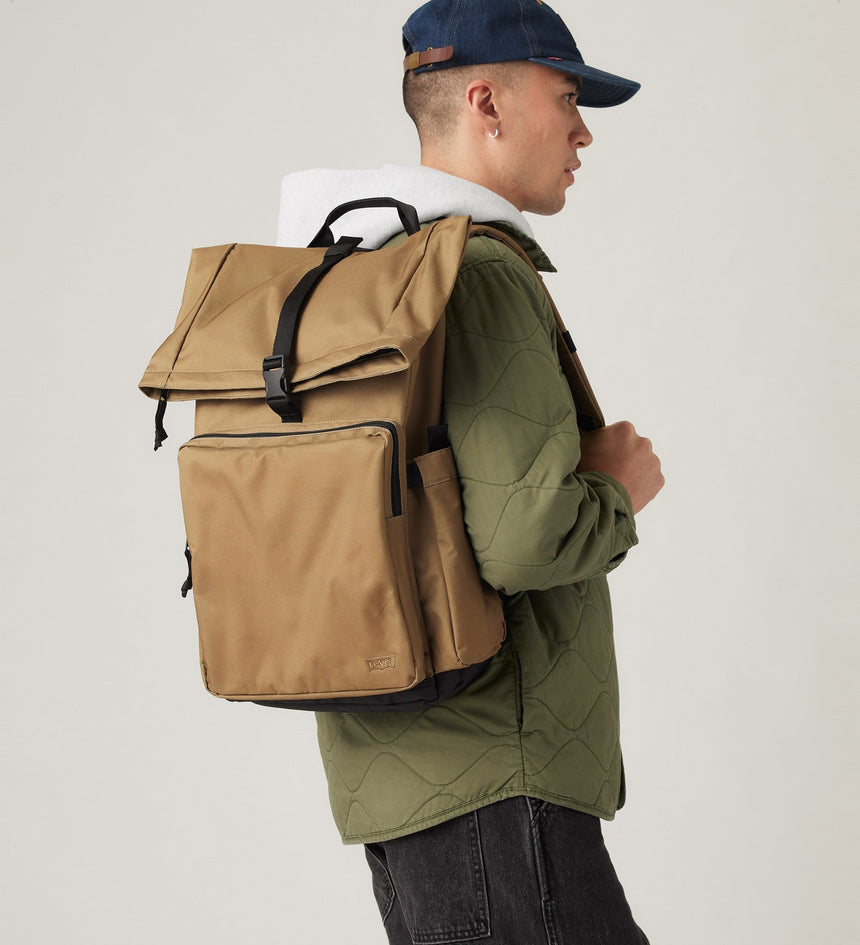 levi's® men's l-pack roll top 000A50001OS- Dark Khaki – Levi's Hong Kong