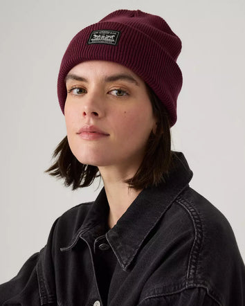 levi's® women's backpatch beanie 000J70009OS- Red  – Levi's Hong Kong