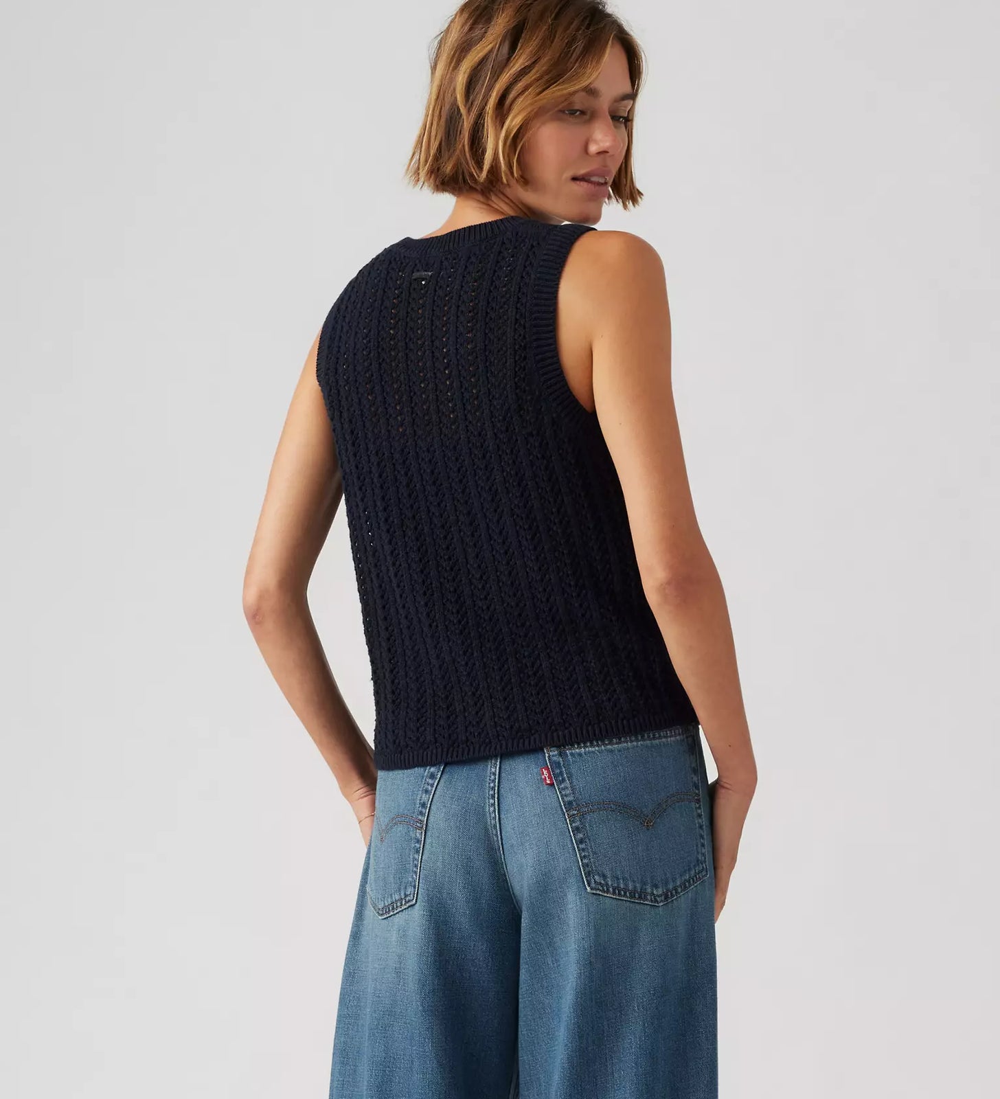 levi's® women's sunrise crochet tank 0012Z0003XS- Blacks – Levi's Hong Kong