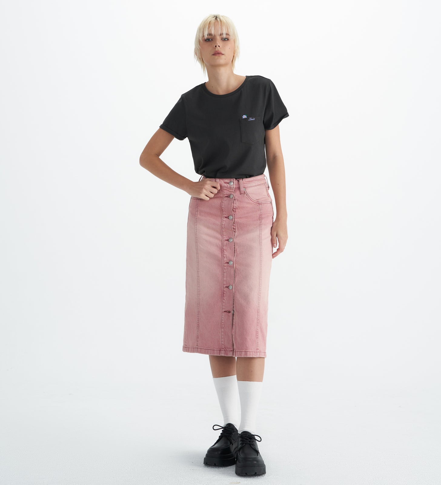 levi's®  牛仔長裙| 女裝 0015Z000125- Pink – Levi's 香港