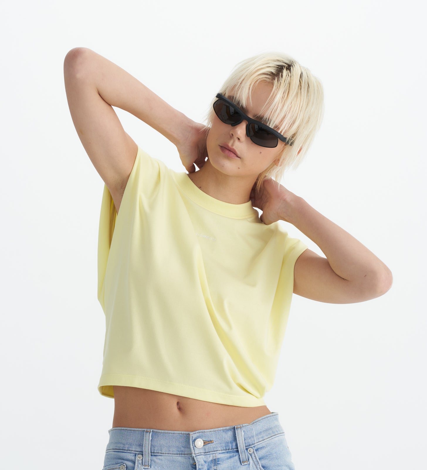 levi's®  performance cool 綁帶無袖背心| 女裝 0019Q0001XXS- Yellow – Levi's 香港