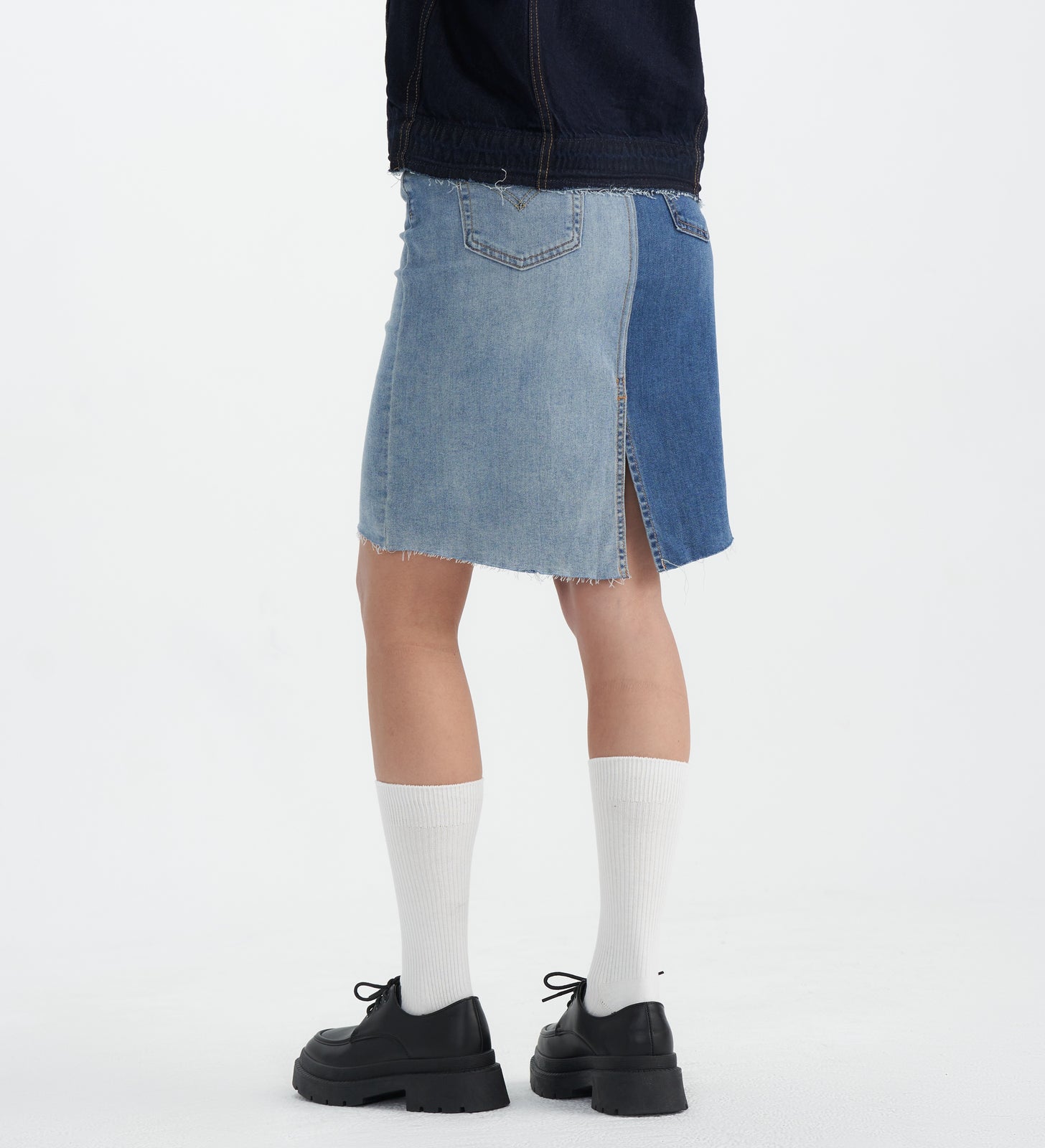 levi's® women's midi tailor skirt 001A5000024- Med Indigo – Levi's Hong Kong