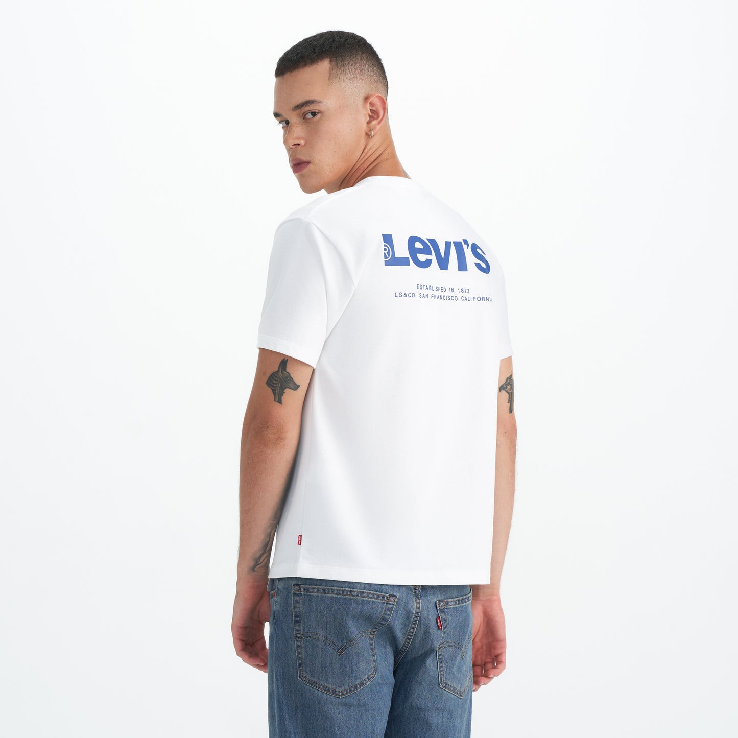 Levi's®  修身版型LOGO短袖T恤| 男裝