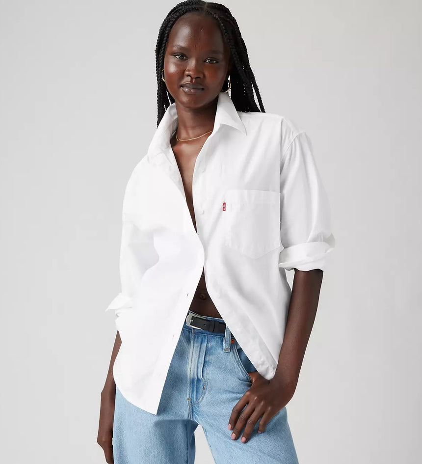 levi's® harlie boyfriend 男友襯衫 | 女裝 - neutral | levi's hk 001HM0003XS- Neutral – Levi's 香港