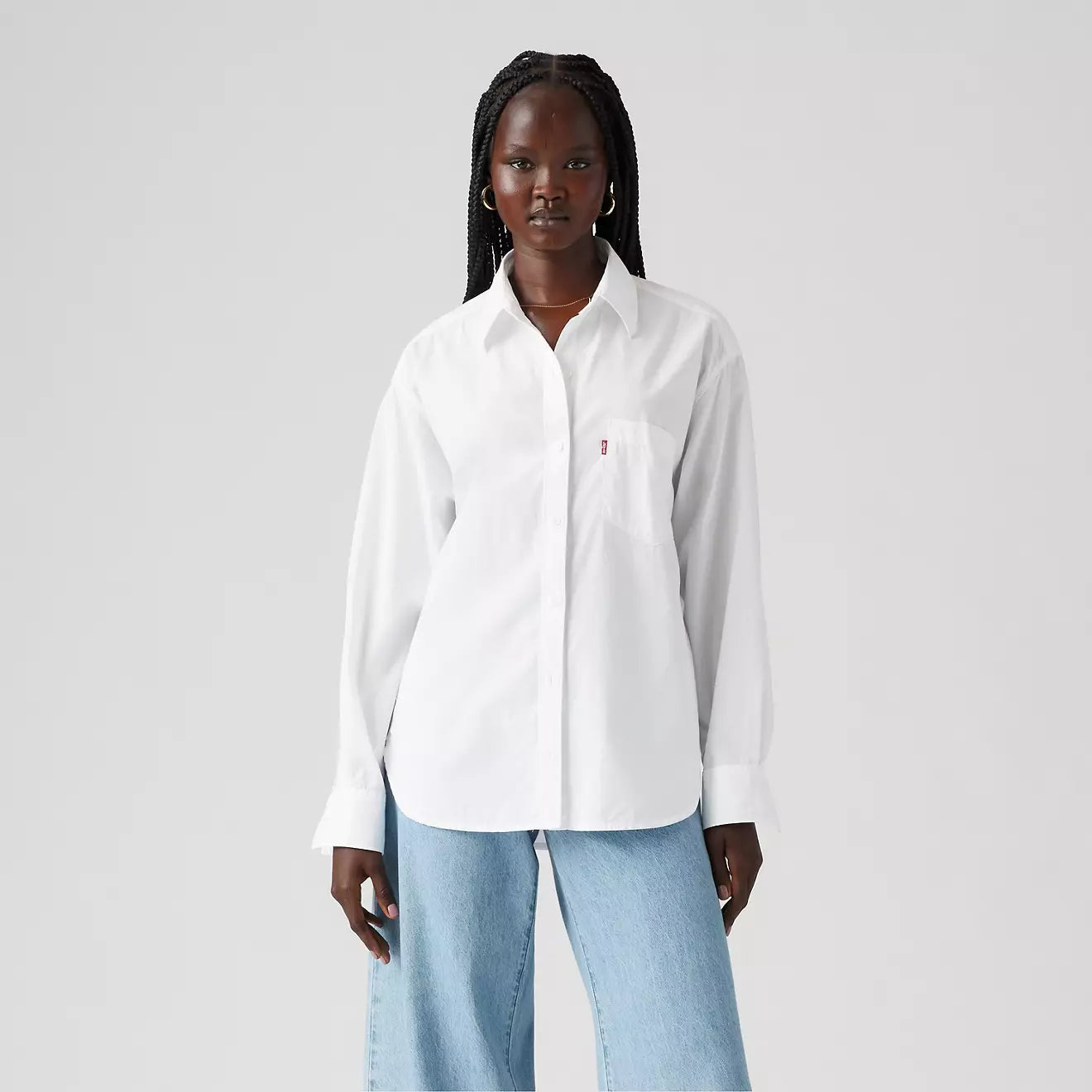 levi's® harlie boyfriend 男友襯衫 | 女裝 - neutral | levi's hk 001HM0003XS- Neutral – Levi's 香港