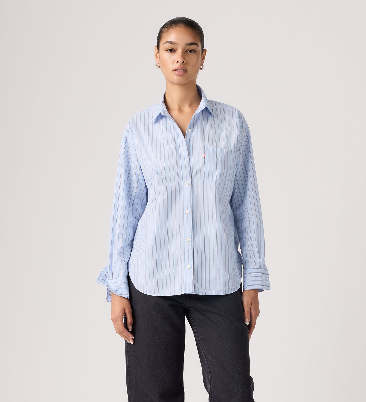levi's® harlie 男友風恤衫 | 女裝 001HM0014S- Multicolor – Levi's 香港