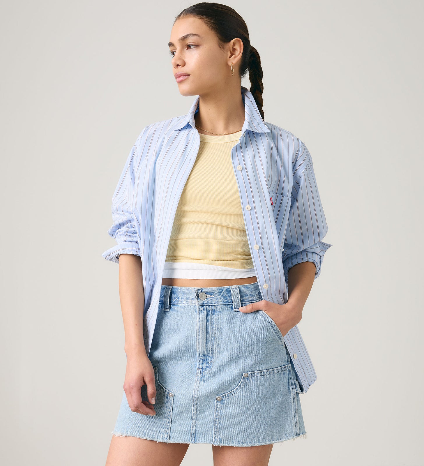levi's® harlie 男友風恤衫 | 女裝 001HM0014S- Multicolor – Levi's 香港