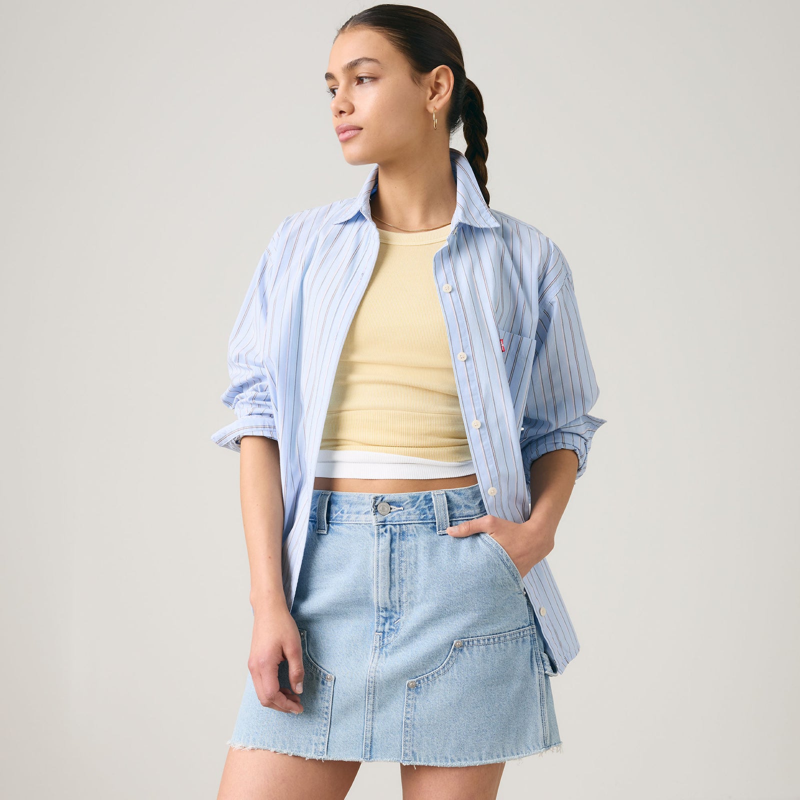 levi's® harlie 男友風恤衫 | 女裝 001HM0014L- Multicolor – Levi's 香港