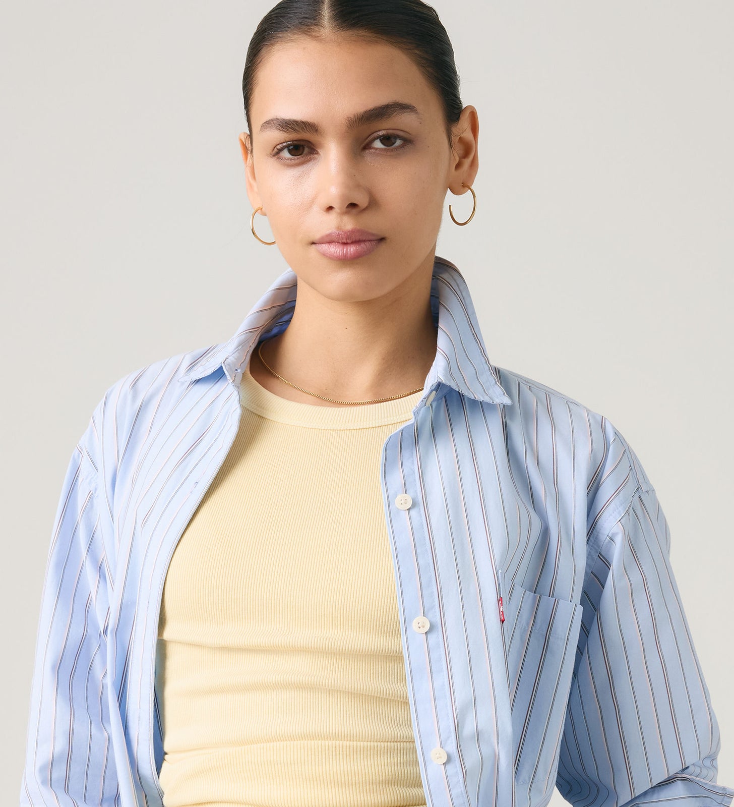 levi's® harlie 男友風恤衫 | 女裝 001HM0014S- Multicolor – Levi's 香港