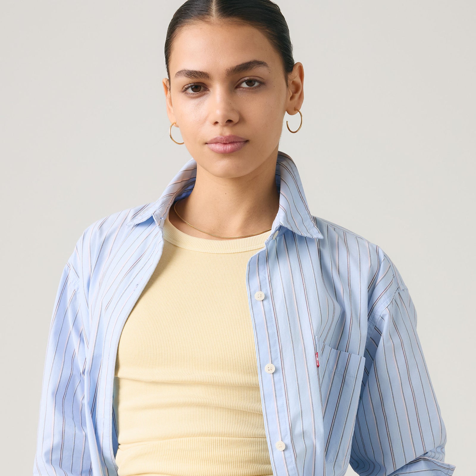 levi's® harlie 男友風恤衫 | 女裝 001HM0014L- Multicolor – Levi's 香港