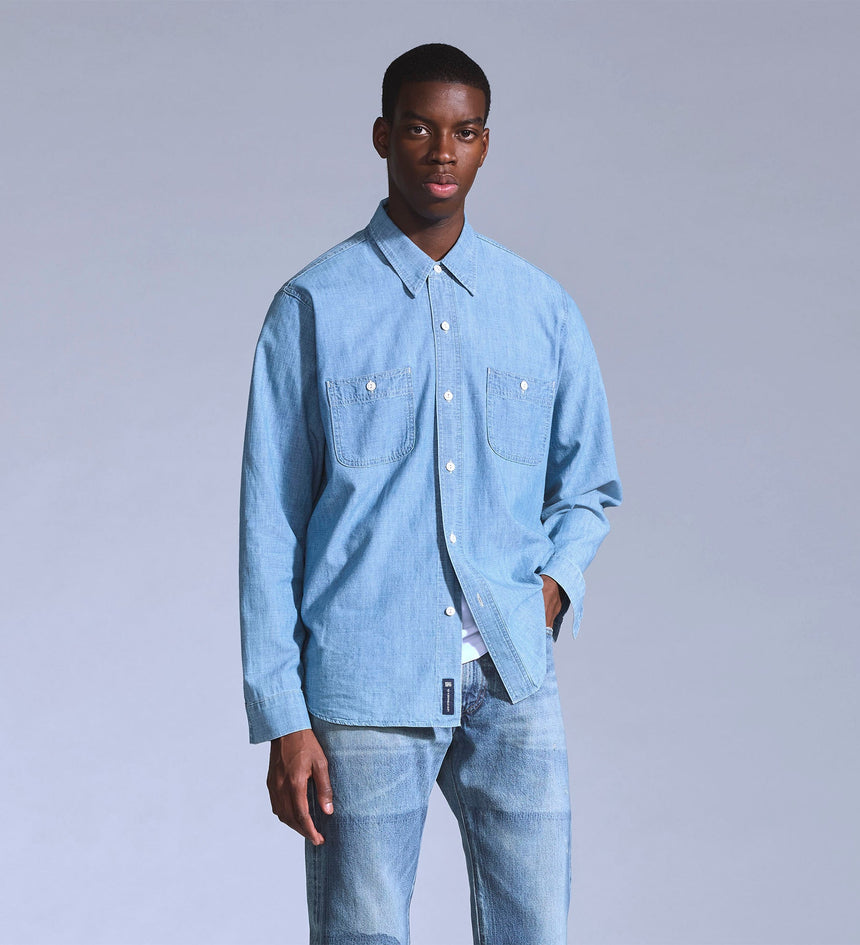 levi's® blue tab™ men's work shirt 001LH0000XS- Light Indigo – Levi's Hong Kong