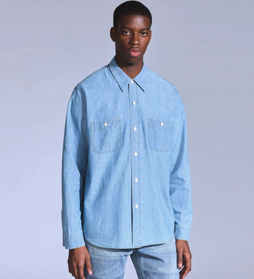 levi's® blue tab™ men's work shirt 001LH0000XS- Light Indigo – Levi's Hong Kong