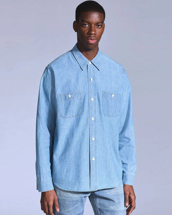 levi's® blue tab™ men's work shirt 001LH0000XS- Light Indigo  – Levi's Hong Kong