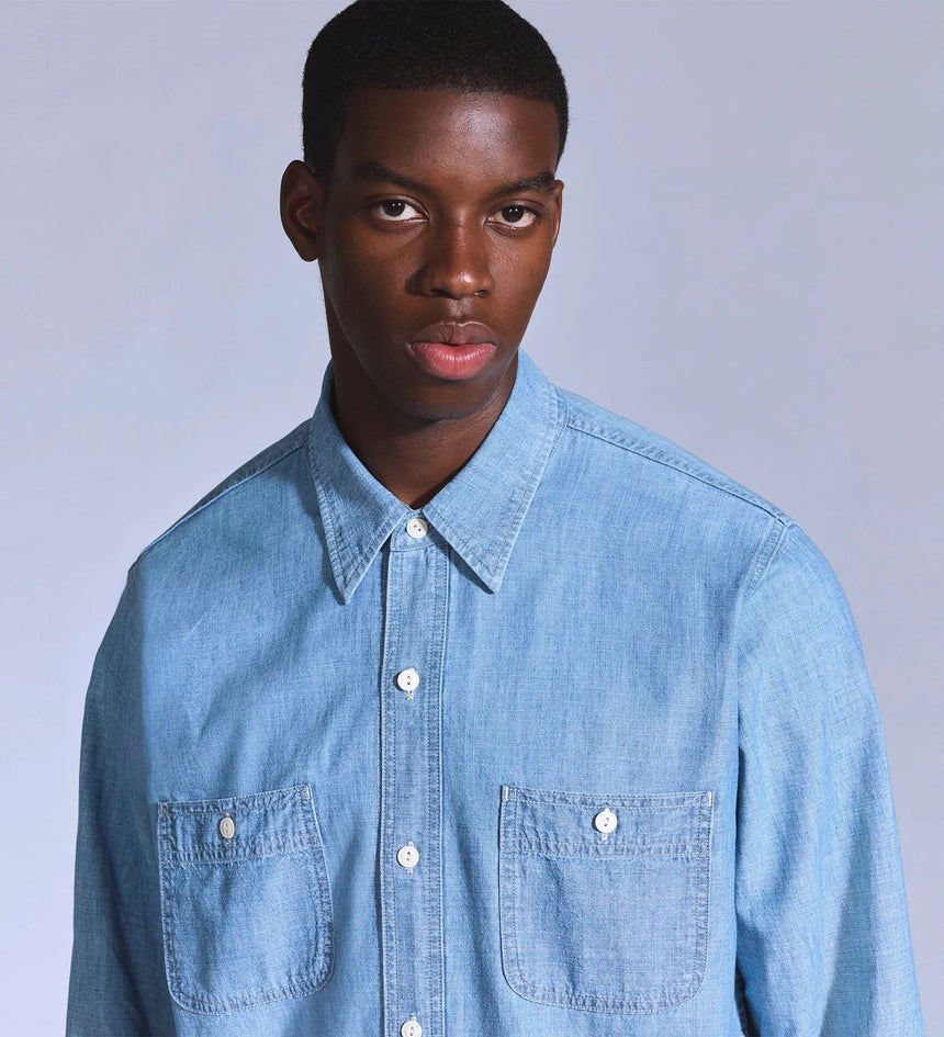 levi's® blue tab™ men's work shirt 001LH0000XS- Light Indigo – Levi's Hong Kong