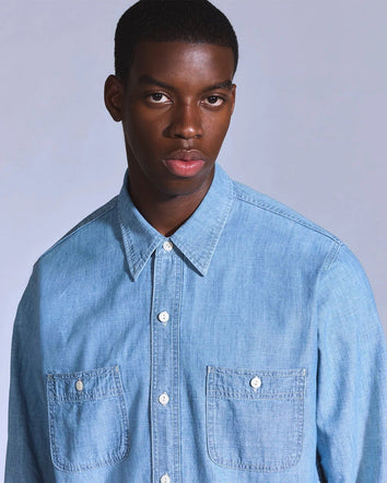 levi's® blue tab™ men's work shirt 001LH0000XS- Light Indigo  – Levi's Hong Kong