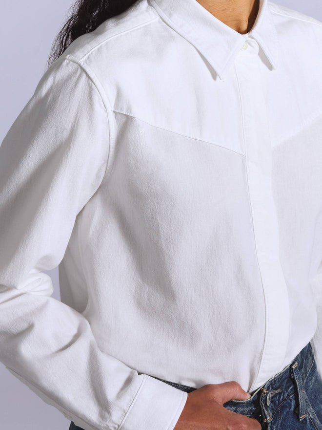 levi’s® blue tab™ 女裝 club 襯衫 001LP0001XS- White  – Levi's 香港