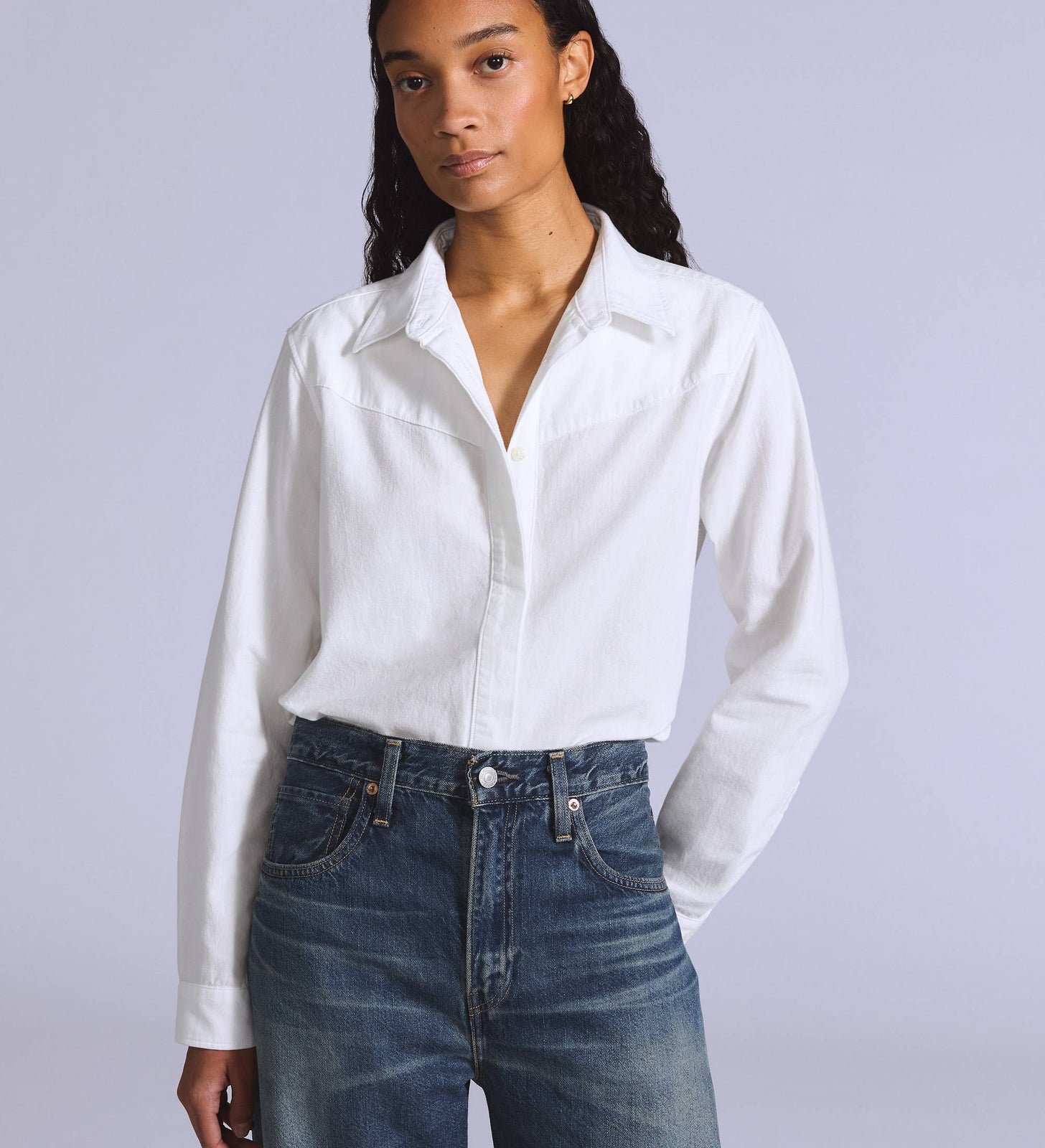 levi's® blue tab™ women's club shirt 001LP0001XS- White – Levi's Hong Kong