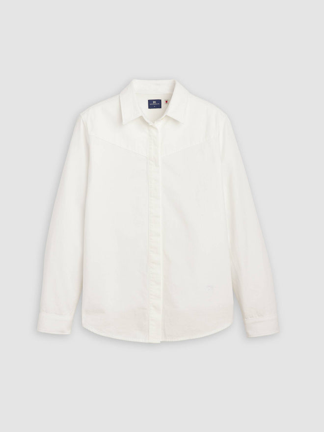 levi’s® blue tab™ 女裝 club 襯衫 001LP0001XS- White  – Levi's 香港