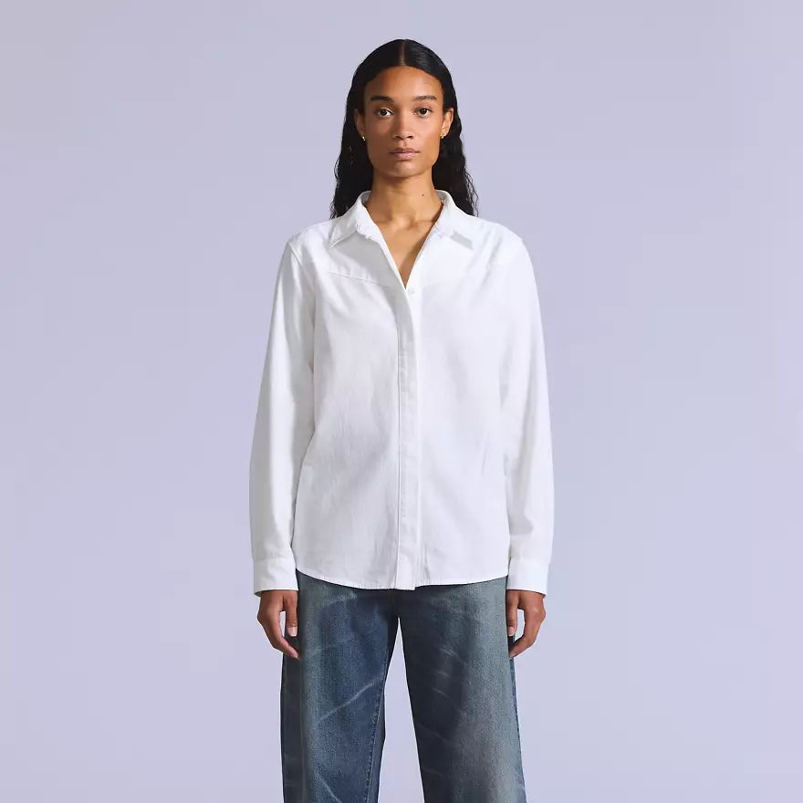 levi's® blue tab™ women's club shirt 001LP0001XS- White – Levi's Hong Kong