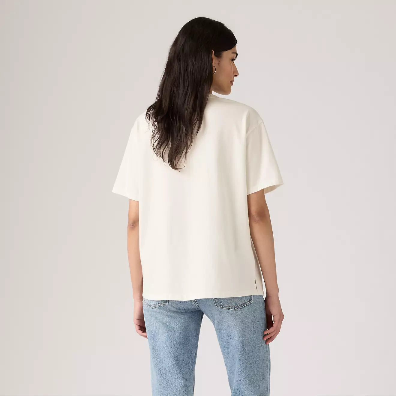 levi's® women's graphic tabor t-shirt 001MX0007XS- White – Levi's Hong Kong