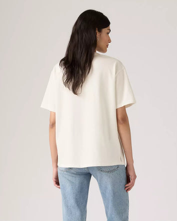 levi's® women's graphic tabor t-shirt 001MX0007XS- White  – Levi's Hong Kong