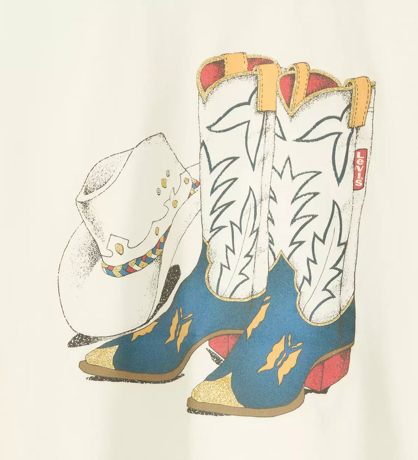 levi's® women's graphic tabor t-shirt 001MX0007XXS- White – Levi's Hong Kong