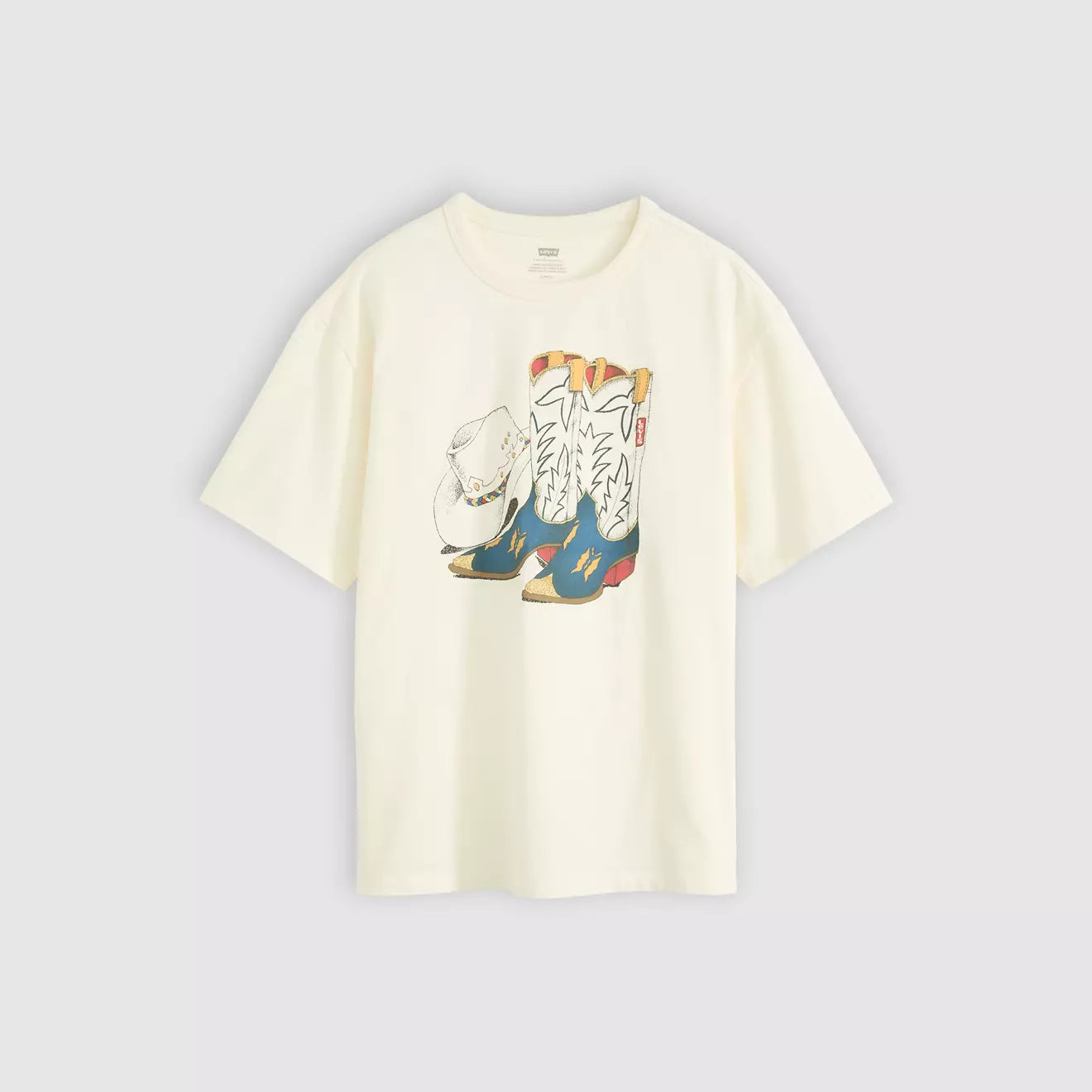 levi's® women's graphic tabor t-shirt 001MX0007XS- White – Levi's Hong Kong