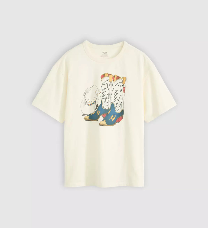 levi's® women's graphic tabor t-shirt 001MX0007XXS- White – Levi's Hong Kong