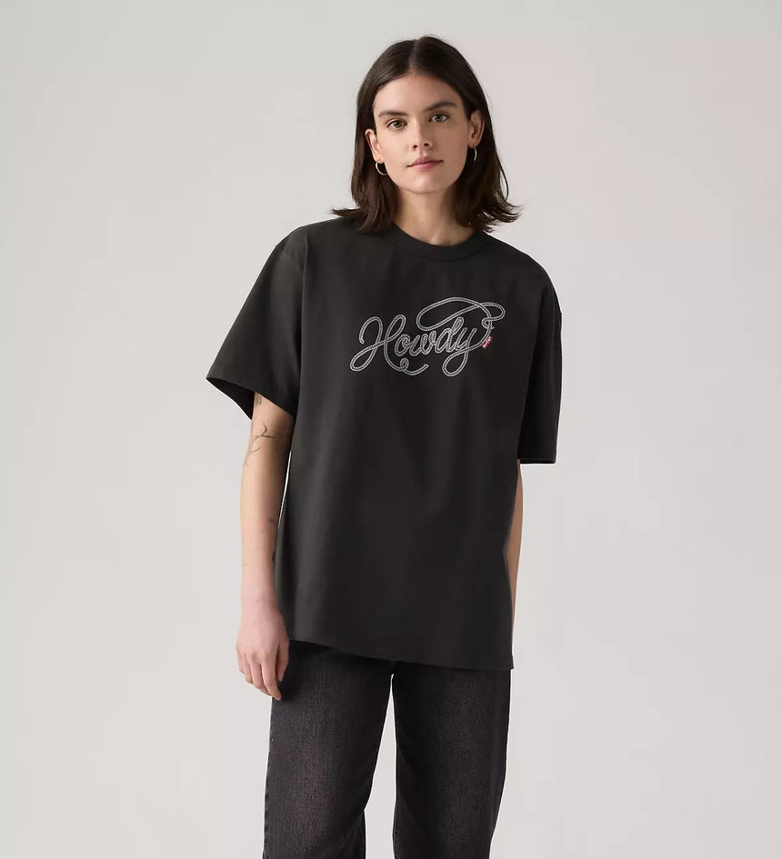 levi's® women's graphic tabor t-shirt 001MX0008XXS- Black – Levi's Hong Kong